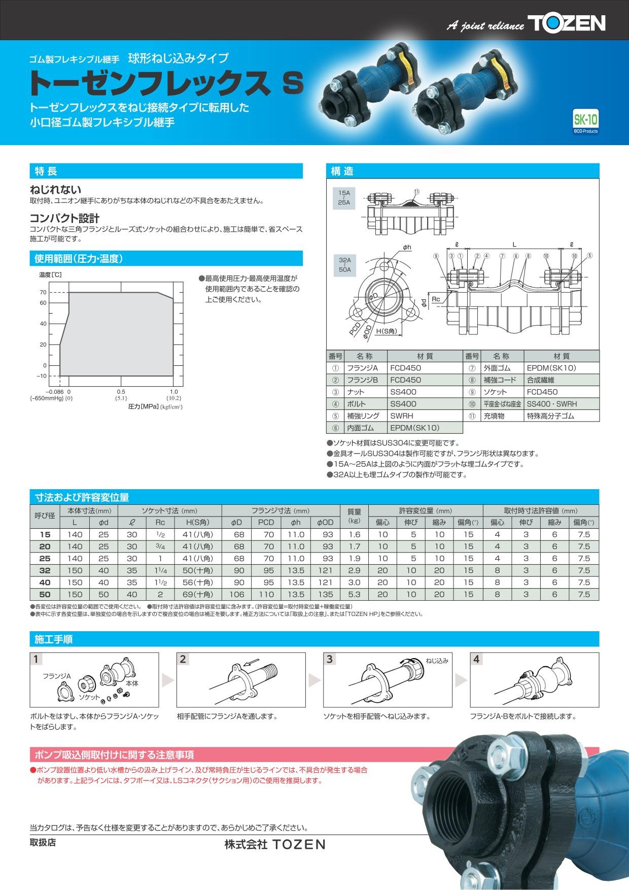 トーゼンフレックスS