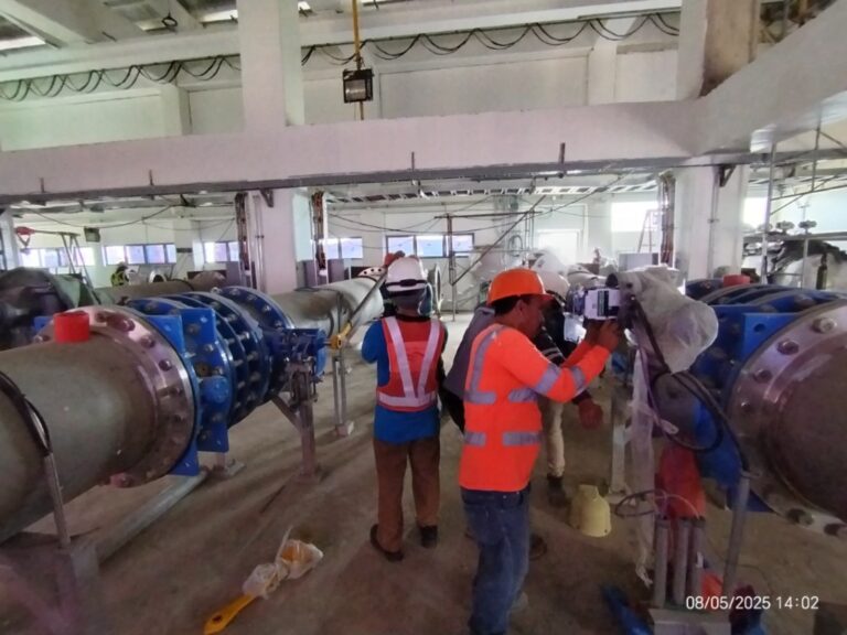 Installation of Butterfly Valve and Check Valve